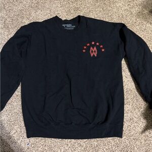 Black Crewneck Sweatshirt Morgan Wallen Tour size L